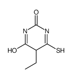 5-ethyl-6-sulfanylidene-1,3-diazinane-2,4-dione Structure