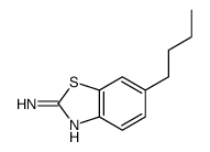 2-Benzothiazolamine,6-butyl-(9CI)结构式