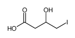 3-hydroxy-4-iodobutanoic acid Structure