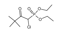 diethyl 1-chloro-3,3-dimethyl-2-oxobutylphosphonate结构式