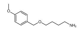 4-[(4-methoxyphenyl)methoxy]butan-1-amine结构式