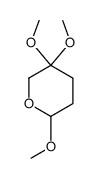 2,5,5-trimethoxy-tetrahydro-pyran结构式