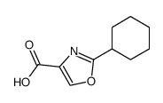 2-cyclohexyl-oxazole-4-carboxylic acid结构式