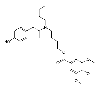 3,4,5-Trimethoxybenzoic acid 4-[N-butyl-N-(4-hydroxy-α-methylphenethyl)amino]butyl ester picture