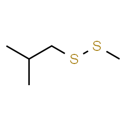 Disulfide, methyl 2-methylpropyl Structure