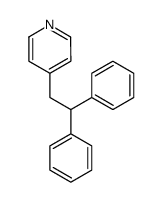 4-(2,2-diphenylethyl)pyridine Structure