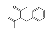 3-benzyl-4-methylpent-4-en-2-one Structure