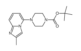 tert-butyl 4-(2-methylimidazo[1,2-a]pyridin-5-yl)piperazine-1-carboxylate结构式