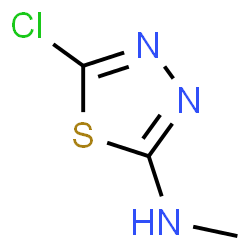 1,3,4-Thiadiazol-2-amine,5-chloro-N-methyl- structure