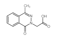 2-(4-METHYL-1-OXOPHTHALAZIN-2(1H)-YL)ACETIC ACID Structure