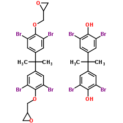 4,4'-(2,2-Propanediyl)bis(2,6-dibromophenol)-2,2'-{2,2-propaned iylbis[(2,6-dibromo-4,1-phenylene)oxymethylene]}dioxirane (1:1) picture