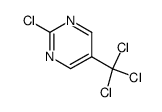 Pyrimidine, 2-chloro-5-(trichloromethyl)- (9CI) structure