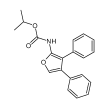 isopropyl N-(3,4-diphenyl-2-furoyl)carbamate Structure
