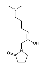 N-[3-(dimethylamino)propyl]-2-(2-oxopyrrolidin-1-yl)acetamide结构式