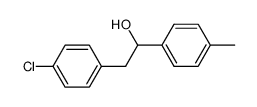 2-(4-chlorophenyl)-1-(p-tolyl)ethanol Structure