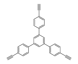 1,3,5-tris(4-ethynylphenyl)benzene structure