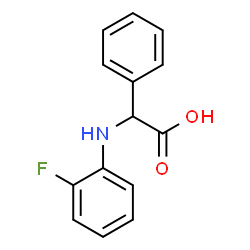 (2-FLUORO-PHENYLAMINO)-PHENYL-ACETIC ACID Structure