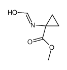 Cyclopropanecarboxylic acid, 1-(formylamino)-, methyl ester (9CI)结构式
