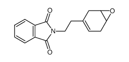 2-(2-(7-oxabicyclo[4.1.0]hept-3-en-3-yl)ethyl)isoindoline-1,3-dione结构式