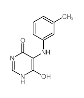 6-hydroxy-5-[(3-methylphenyl)amino]-3H-pyrimidin-4-one picture