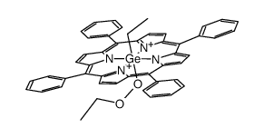 (tetraphenylporphyrin)(germanium(IV))(OOCH2CH3)(CH2CH3)结构式