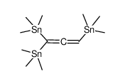 tris(trimethylstannyl)propadiene Structure