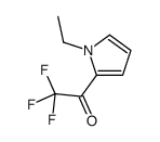 Ethanone, 1-(1-ethyl-1H-pyrrol-2-yl)-2,2,2-trifluoro- (9CI) Structure