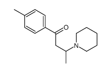 1-(4-methylphenyl)-3-piperidin-1-ylbutan-1-one结构式