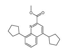 methyl 4,8-dicyclopentylquinoline-2-carboxylate Structure