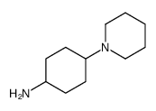 4-piperidin-1-ylcyclohexan-1-amine结构式