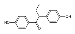 1,2-bis-(4-hydroxy-phenyl)-butan-1-one Structure