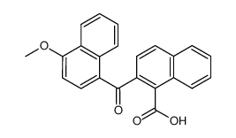 2-(4-methoxy-1-naphthoyl)-1-naphthoic acid结构式