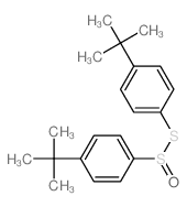 1-tert-butyl-4-(4-tert-butylphenyl)sulfanylsulfinyl-benzene Structure