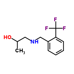 1-{[2-(Trifluoromethyl)benzyl]amino}-2-propanol Structure