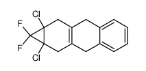 1a,9a-dichloro-1,1-difluoro-1a,2,3,8,9,9a-hexahydro-1H-cycloprop[b]anthracene结构式