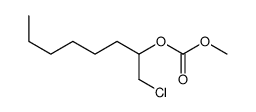 1-chlorooctan-2-yl methyl carbonate Structure