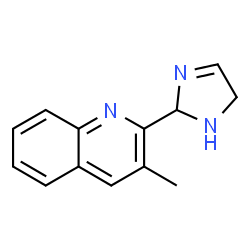 Quinoline, 2-(2,5-dihydro-1H-imidazol-2-yl)-3-methyl- (9CI) Structure