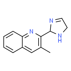 Quinoline, 2-(2,5-dihydro-1H-imidazol-2-yl)-3-methyl- (9CI) structure