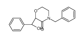 (2R)-4-benzyl-2-[(R)-hydroxy(phenyl)methyl]morpholin-3-one结构式