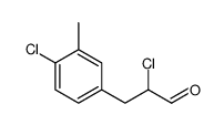 Benzenepropanal, alpha,4-dichloro-3-methyl- (9CI) Structure