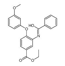 ethyl 3-benzamido-4-(3-methoxyphenoxy)benzoate Structure