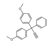 1-methoxy-4-[1-(4-methoxyphenyl)-1-phenylprop-2-ynyl]benzene Structure