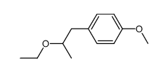 1-(2-ethoxy-propyl)-4-methoxy-benzene Structure