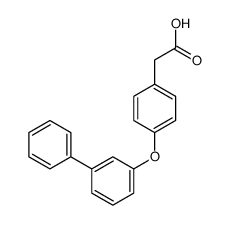 2-[4-(3-phenylphenoxy)phenyl]acetic acid结构式