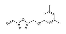2-Furancarboxaldehyde, 5-[(3,5-dimethylphenoxy)methyl] Structure