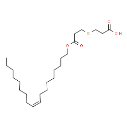 (Z)-3-[[3-(octadec-9-enyloxy)-3-oxopropyl]thio]propionic acid结构式