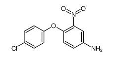 4-(4-chlorophenoxy)-3-nitroaniline Structure