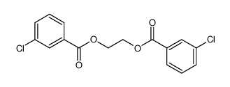 1,2-bis-(3-chloro-benzoyloxy)-ethane Structure