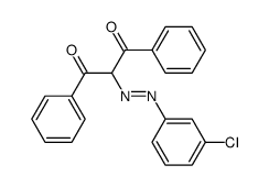 diphenyl-propanetrione 2-[(3-chloro-phenyl)-hydrazone] Structure