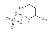 Platinum,(1,3-butanediamine-N,N')[sulfato(2-)-O,O']-, [SP-4-3-(S)]- (9CI) Structure